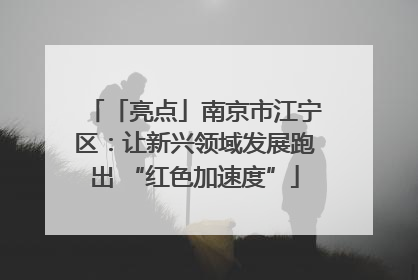 「亮点」南京市江宁区：让新兴领域发展跑出 “红色加速度”