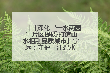 「深化‘一水两园’片区提质·打造山水相融品质城市」宁远：守护一江碧水 共享幸福河湖
