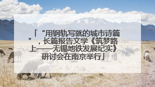 “用钢轨写就的城市诗篇”，长篇报告文学《筑梦路上——无锡地铁发展纪实》研讨会在南京举行