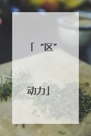 “区”动力