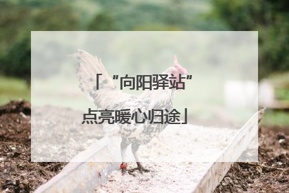 “向阳驿站”点亮暖心归途