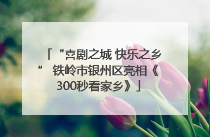 “喜剧之城 快乐之乡” 铁岭市银州区亮相《300秒看家乡》