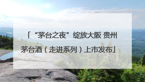 “茅台之夜”绽放大阪 贵州茅台酒（走进系列）上市发布