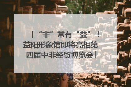 “非”常有“益”！益阳形象馆即将亮相第四届中非经贸博览会