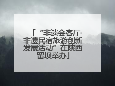 “非遗会客厅·非遗民宿旅游创新发展活动”在陕西留坝举办