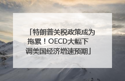特朗普关税政策成为拖累！OECD大幅下调美国经济增速预期