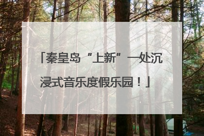 秦皇岛“上新”一处沉浸式音乐度假乐园！