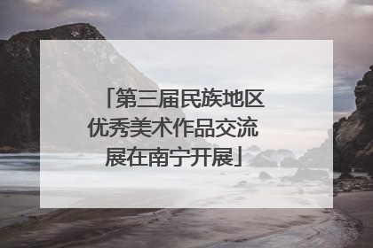 第三届民族地区优秀美术作品交流展在南宁开展