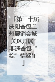 第二十届庆阳香包兰州展销会城关区开展 非遗香包“粽”情端午
