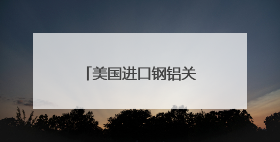 美国进口钢铝关税加倍4日生效