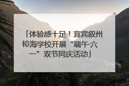 体验感十足！宜宾叙州樟海学校开展“端午·六一”双节同庆活动