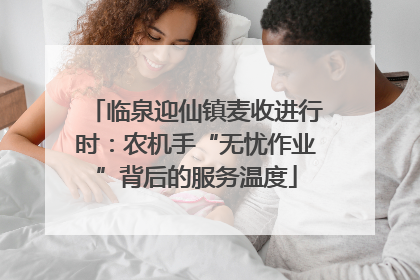 临泉迎仙镇麦收进行时：农机手“无忧作业”背后的服务温度
