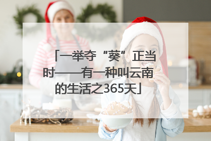 一举夺“葵”正当时——有一种叫云南的生活之365天