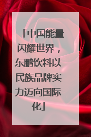 中国能量闪耀世界，东鹏饮料以民族品牌实力迈向国际化