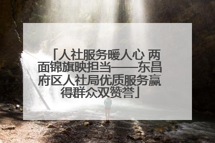 人社服务暖人心 两面锦旗映担当——东昌府区人社局优质服务赢得群众双赞誉