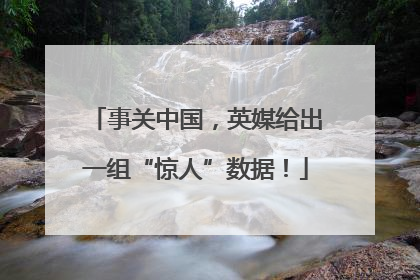 事关中国，英媒给出一组“惊人”数据！