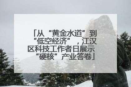 从“黄金水道”到“低空经济”，江汉区科技工作者日展示“硬核”产业答卷