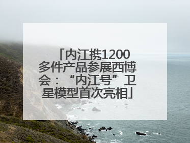 内江携1200多件产品参展西博会：“内江号”卫星模型首次亮相