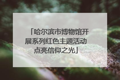 哈尔滨市博物馆开展系列红色主题活动点亮信仰之光