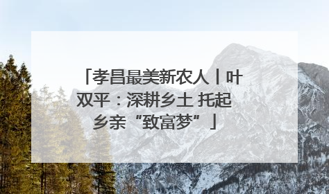 孝昌最美新农人丨叶双平：深耕乡土 托起乡亲“致富梦”