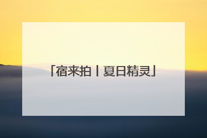 宿来拍丨夏日精灵