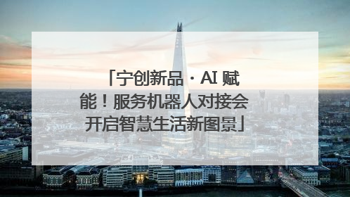 宁创新品・AI 赋能！服务机器人对接会开启智慧生活新图景