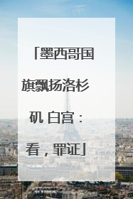 墨西哥国旗飘扬洛杉矶 白宫：看，罪证