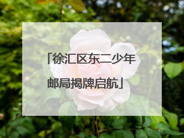 徐汇区东二少年邮局揭牌启航