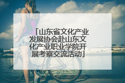 山东省文化产业发展协会赴山东文化产业职业学院开展考察交流活动