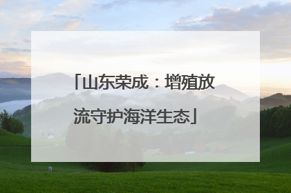 山东荣成：增殖放流守护海洋生态