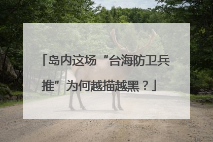 岛内这场“台海防卫兵推”为何越描越黑？
