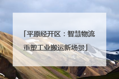 平原经开区：智慧物流重塑工业搬运新场景