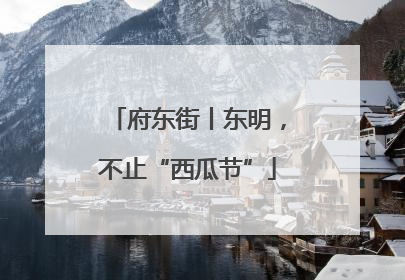 府东街丨东明，不止“西瓜节”