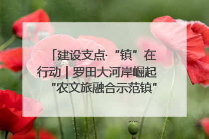 建设支点·“镇”在行动｜罗田大河岸崛起“农文旅融合示范镇”“服务县城卫星镇”