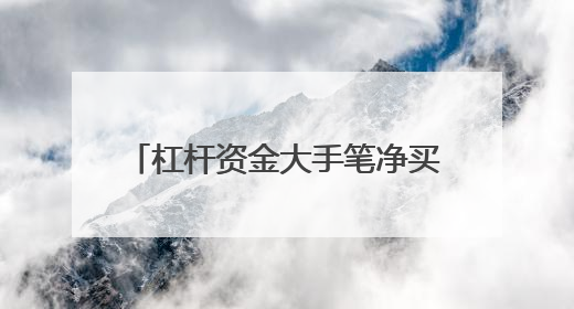 杠杆资金大手笔净买入的科创板股曝光