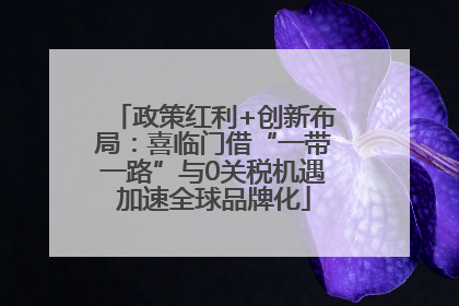 政策红利+创新布局：喜临门借“一带一路”与0关税机遇加速全球品牌化