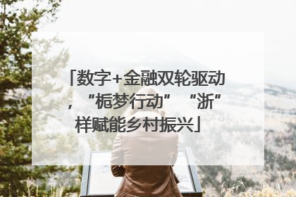 数字+金融双轮驱动，“栀梦行动”“浙”样赋能乡村振兴