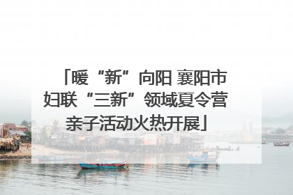 暖“新”向阳 襄阳市妇联“三新”领域夏令营亲子活动火热开展