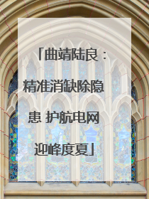 曲靖陆良：精准消缺除隐患 护航电网迎峰度夏