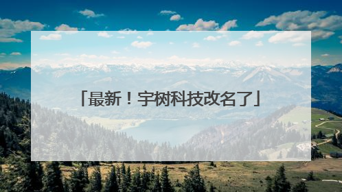 最新！宇树科技改名了