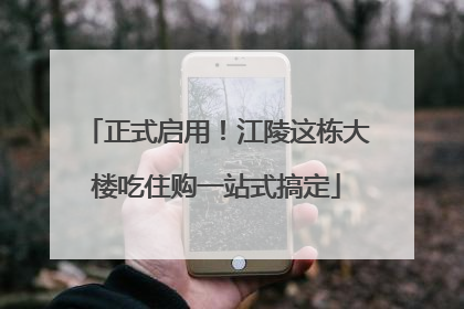 正式启用！江陵这栋大楼吃住购一站式搞定