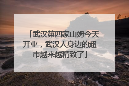 武汉第四家山姆今天开业，武汉人身边的超市越来越精致了