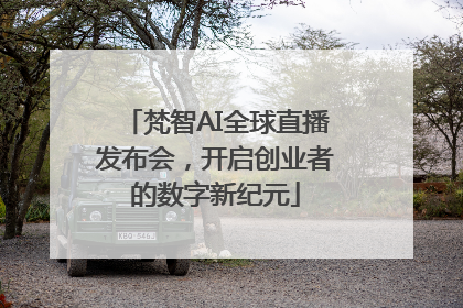 梵智AI全球直播发布会，开启创业者的数字新纪元