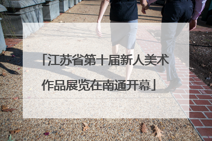 江苏省第十届新人美术作品展览在南通开幕