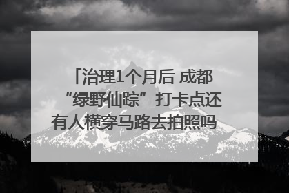治理1个月后 成都“绿野仙踪”打卡点还有人横穿马路去拍照吗？｜民情瞭望