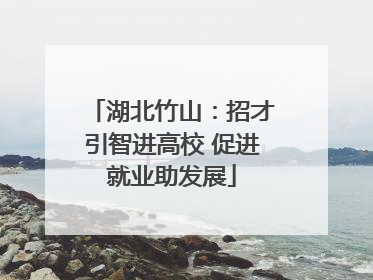 湖北竹山：招才引智进高校 促进就业助发展