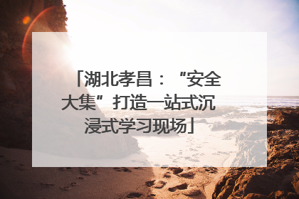 湖北孝昌：“安全大集”打造一站式沉浸式学习现场