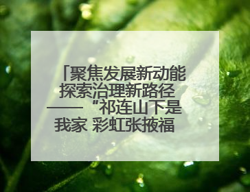 聚焦发展新动能 探索治理新路径——“祁连山下是我家 彩虹张掖福感地带”主题采访活动走进山丹