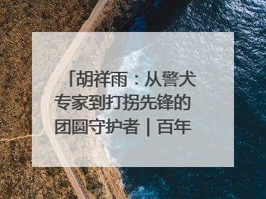 胡祥雨：从警犬专家到打拐先锋的团圆守护者｜百年工运·劳模说
