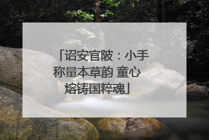 诏安官陂：小手称量本草韵 童心熔铸国粹魂